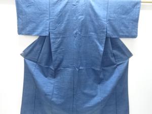 アンティーク　手織り紬単衣着物